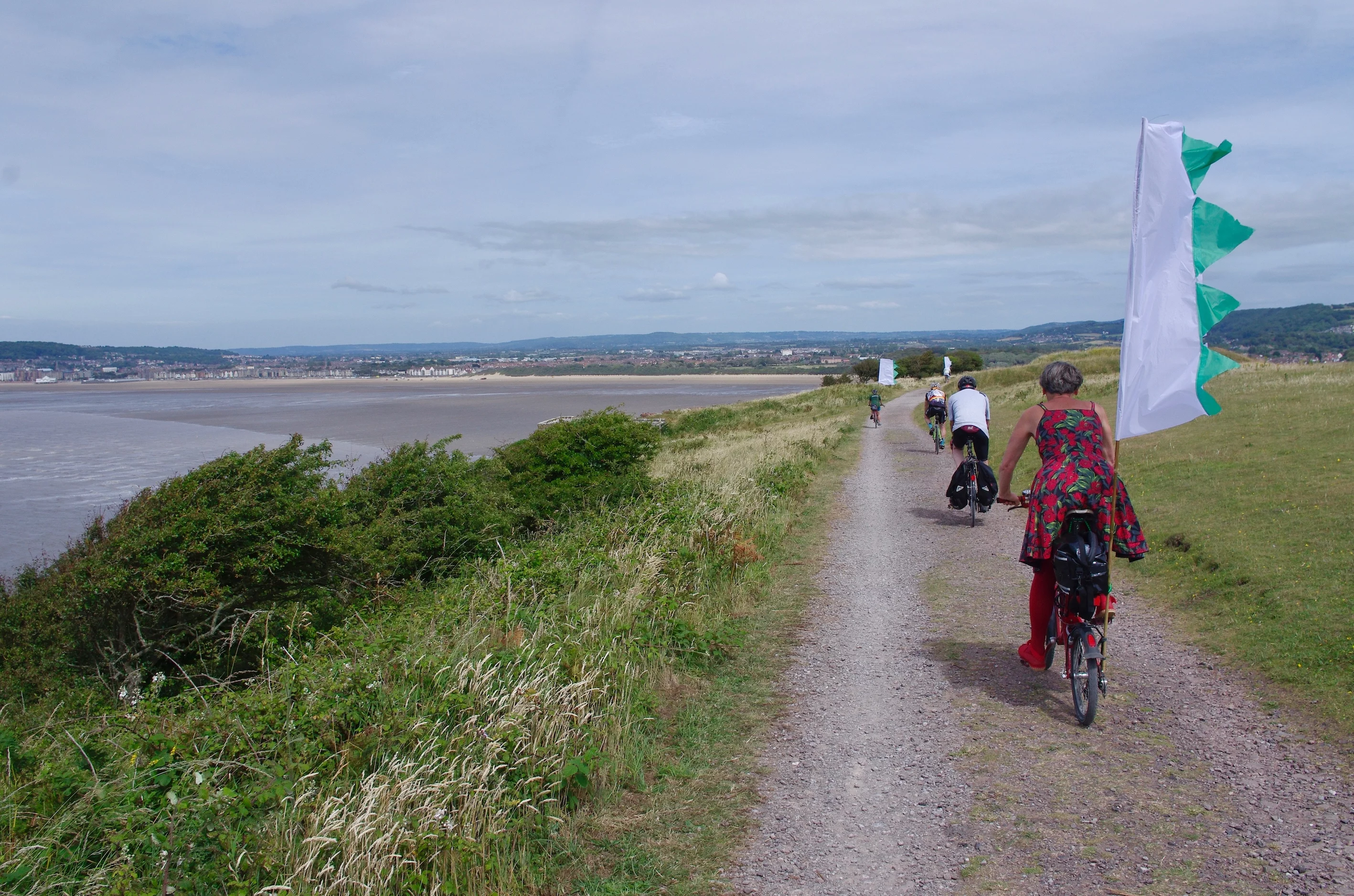 Cycling view from Brean Down